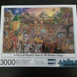 Aquarius "A Magical Mystery Tour of 100 Beatles Songs" 3000 PC Puzzle